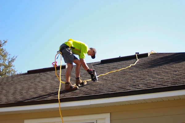 Solar installation in progress